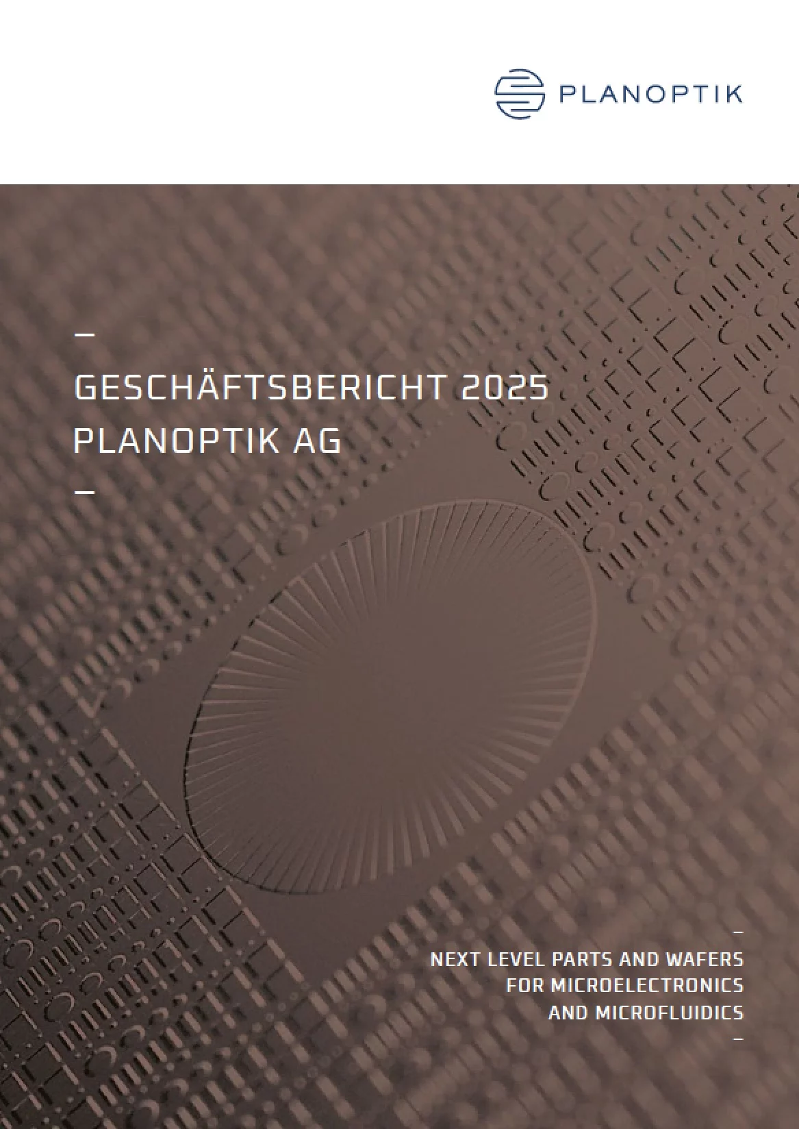 PLANOPTIK AG Geschäftsbericht 2025